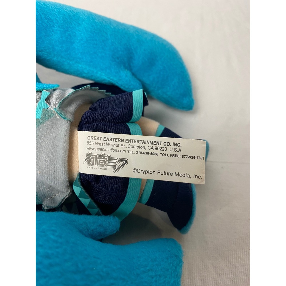 Hatsune Miku Plush Doll‎ Anime Vocaloid Toy Stuffed Animal Blue Hair Kawaii - Picture 5 of 7
